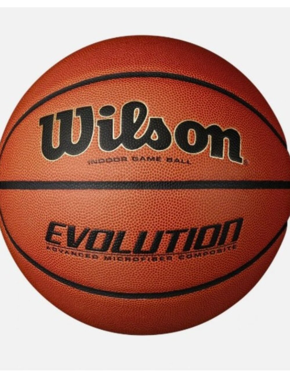 Wilson Evolution Basketball 29.5” Indoor Game Ball Black Composite Leather